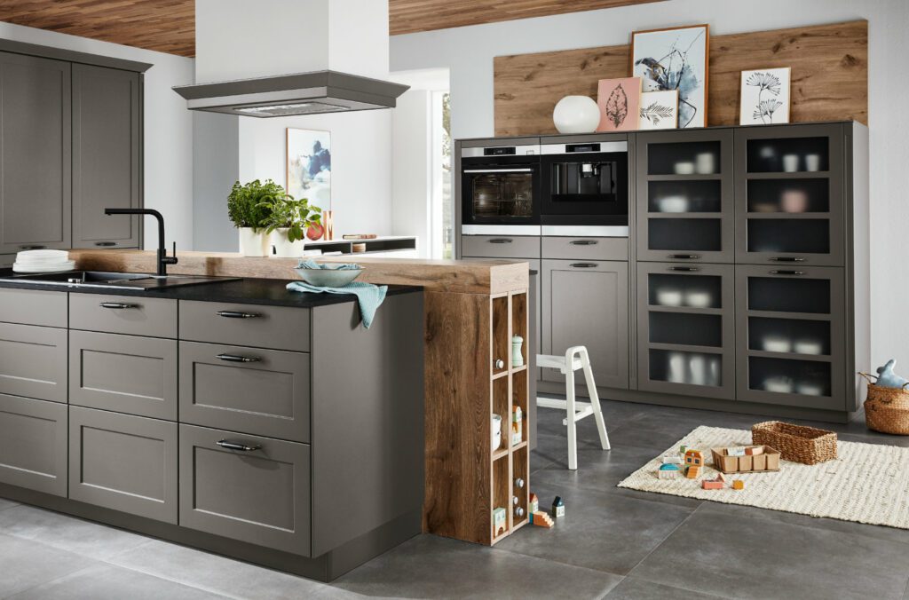 Nobilia Grey Country Style Shaker Kitchen 1 | Kutchenhaus, Irthlingborough